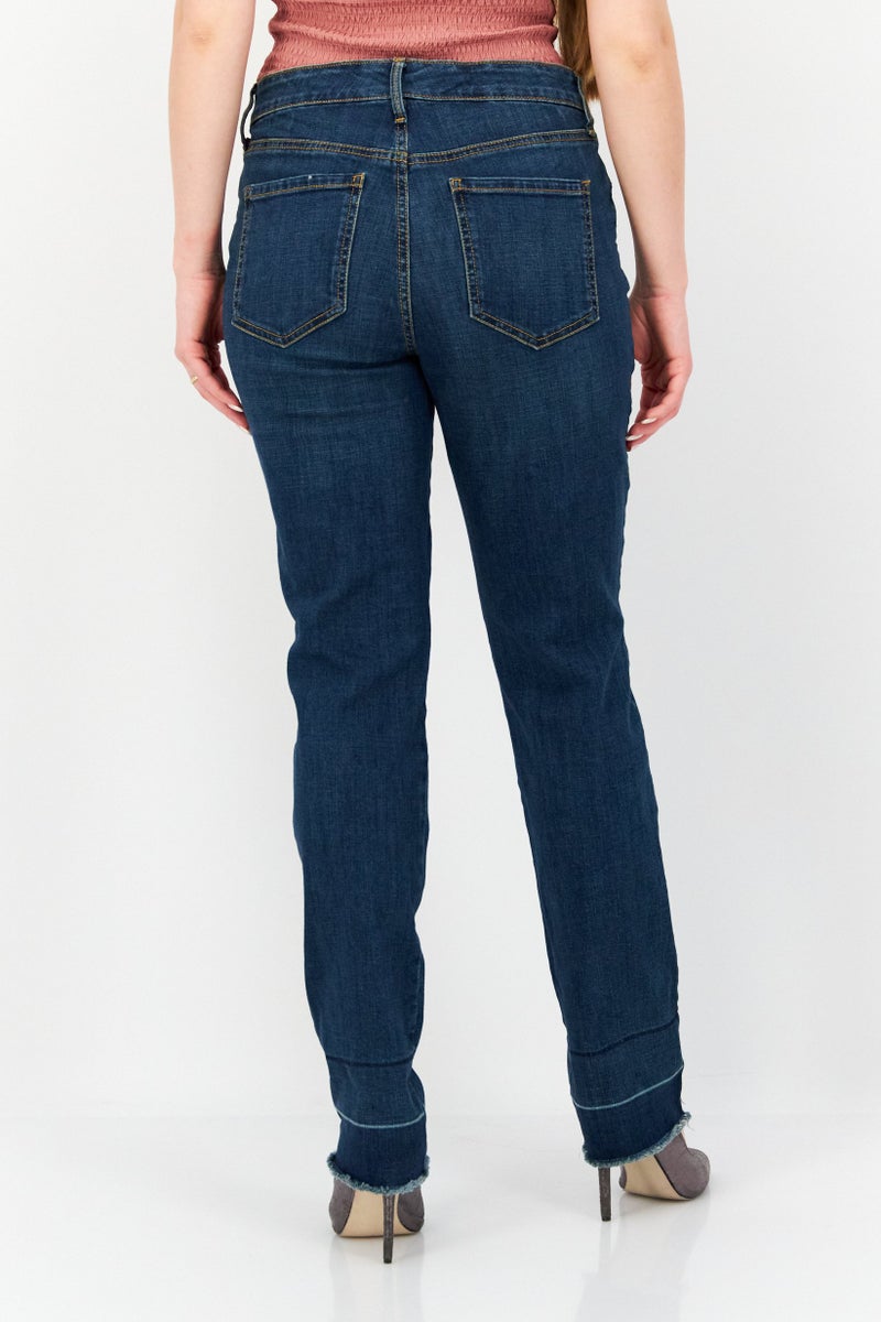 Women Slim Fit Wash Stretchable Denim, Indigo