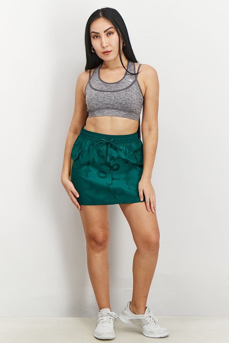 Women Sportswear Fit Mini Cargo Skirt, Green