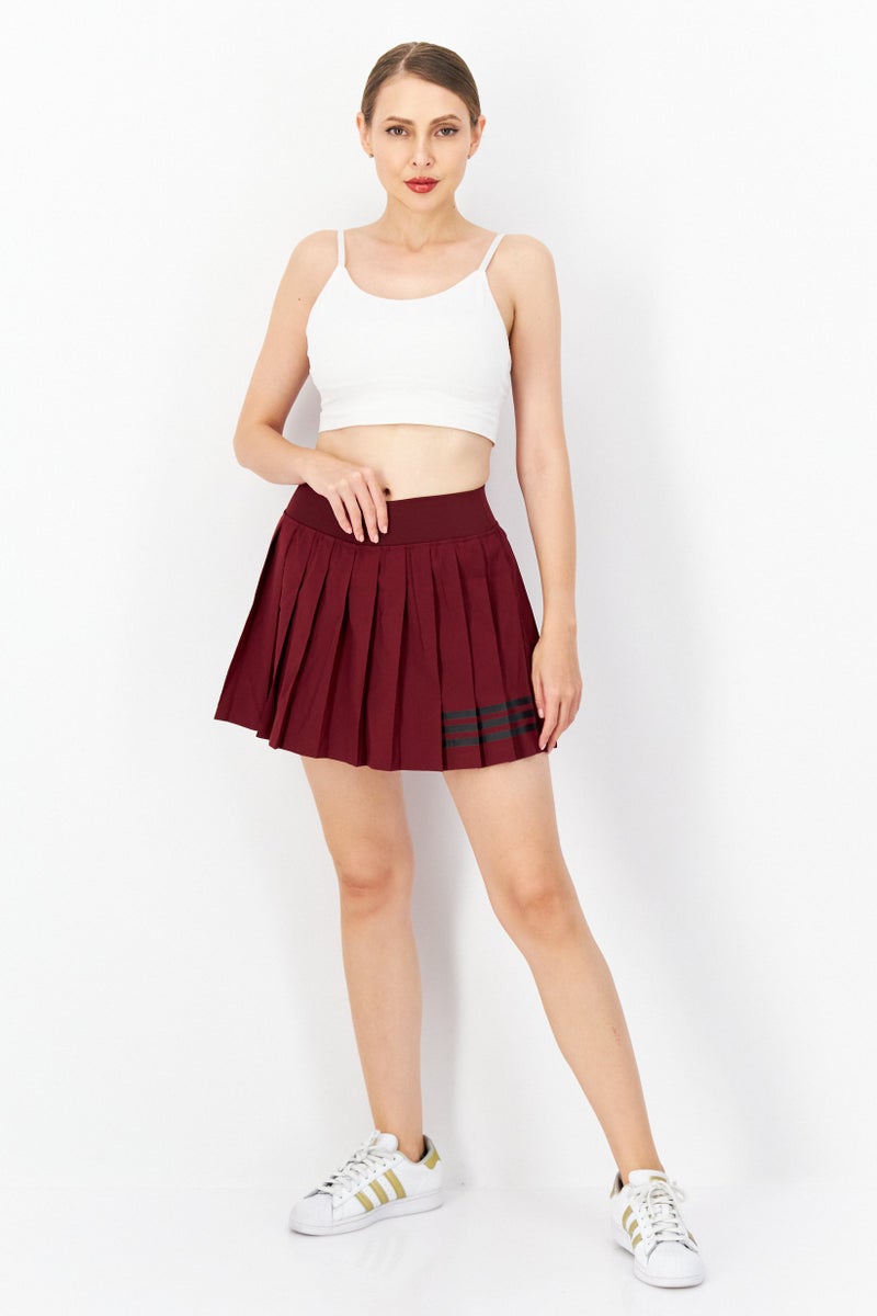 Women Sportswear Fit Training Skirt, Maroon