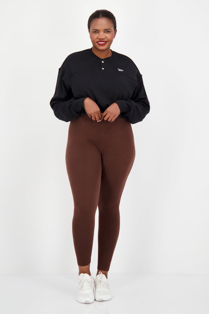 Women Plus Size V Neck Long Sleeve Outdoor Sweatshirt, Black