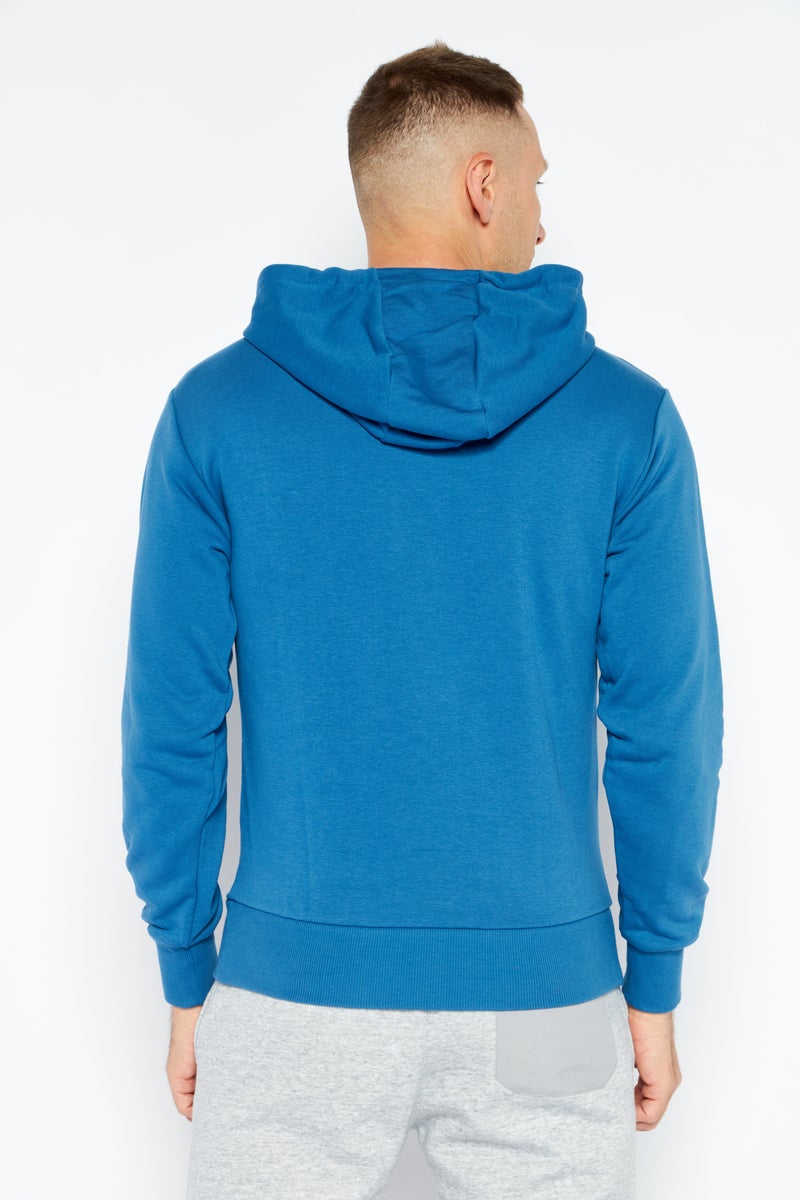 Men Sportswear Fit Training Hoodie, Blue