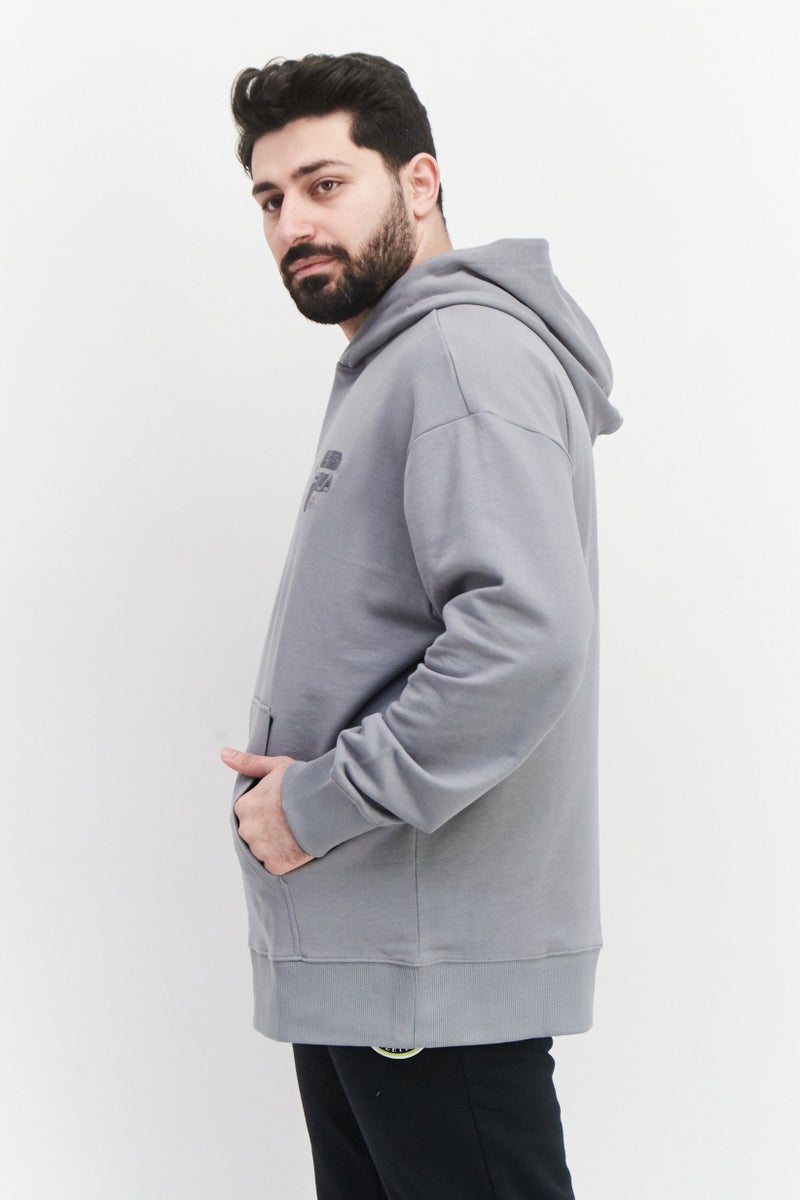 Men Sportswear Fit Training Hoodie, Grey