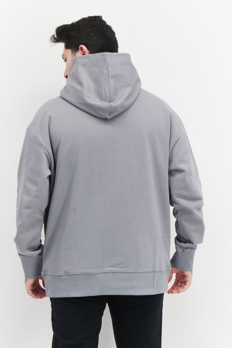 Men Sportswear Fit Training Hoodie, Grey