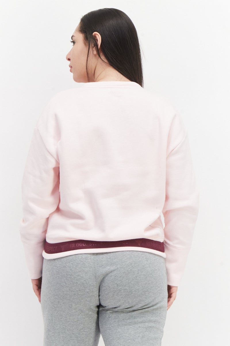 Women Sportswear Fit Training Sweatshirt, Pink