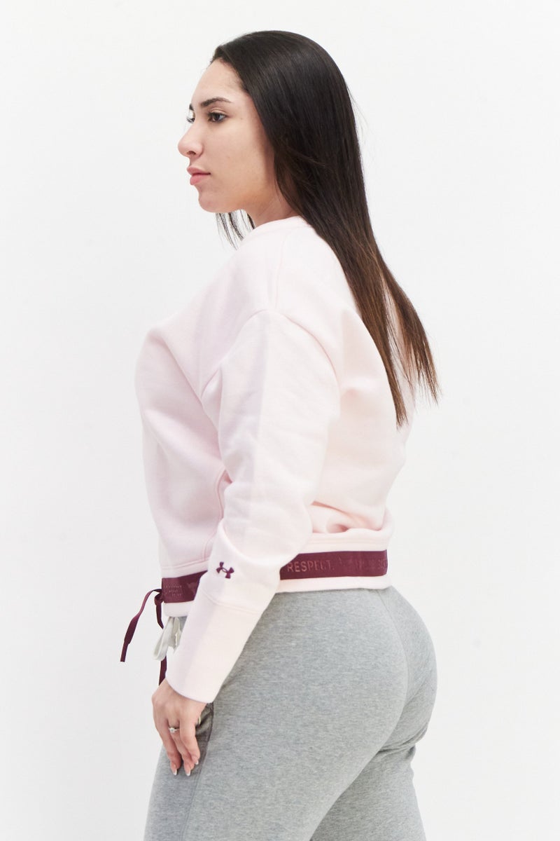Women Sportswear Fit Training Sweatshirt, Pink