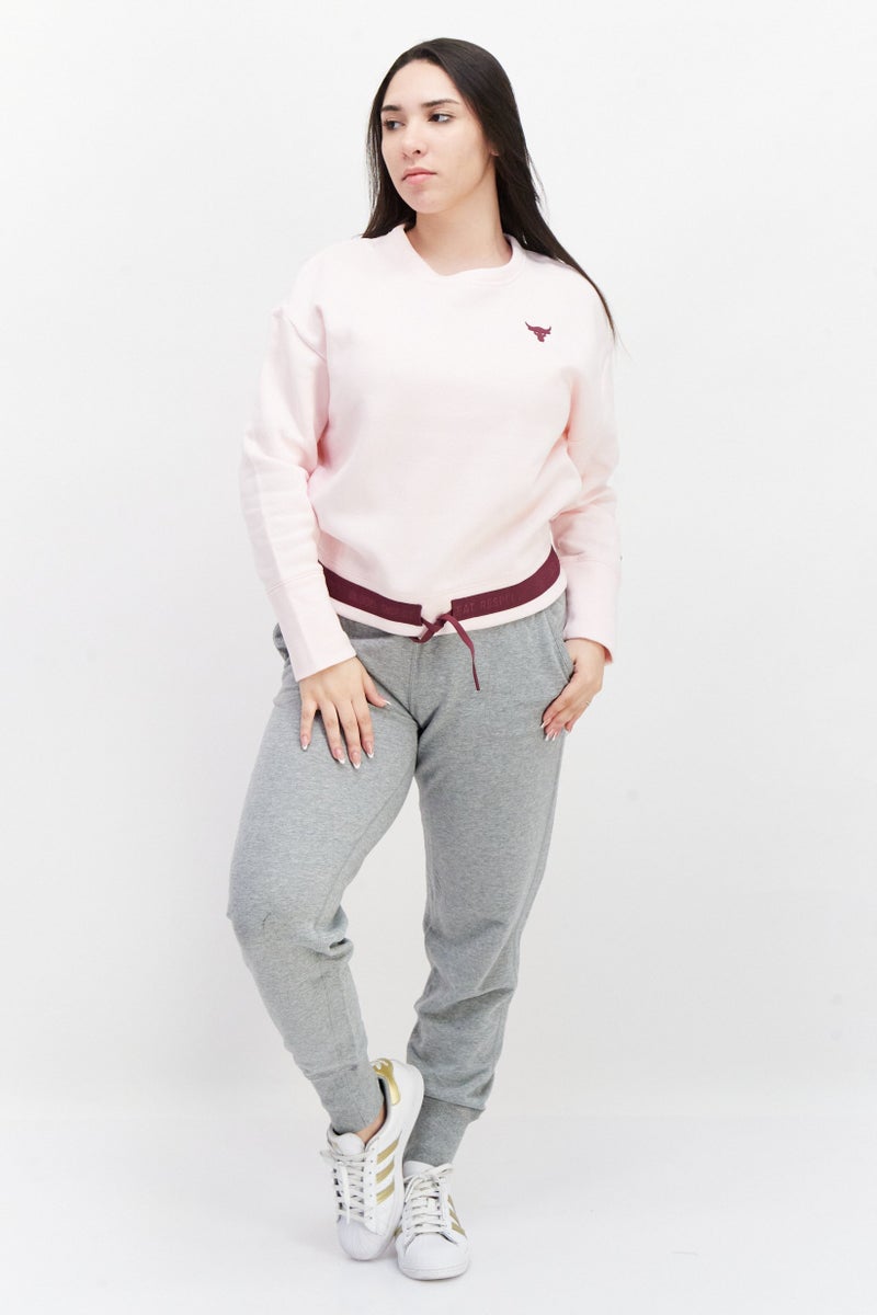 Women Sportswear Fit Training Sweatshirt, Pink