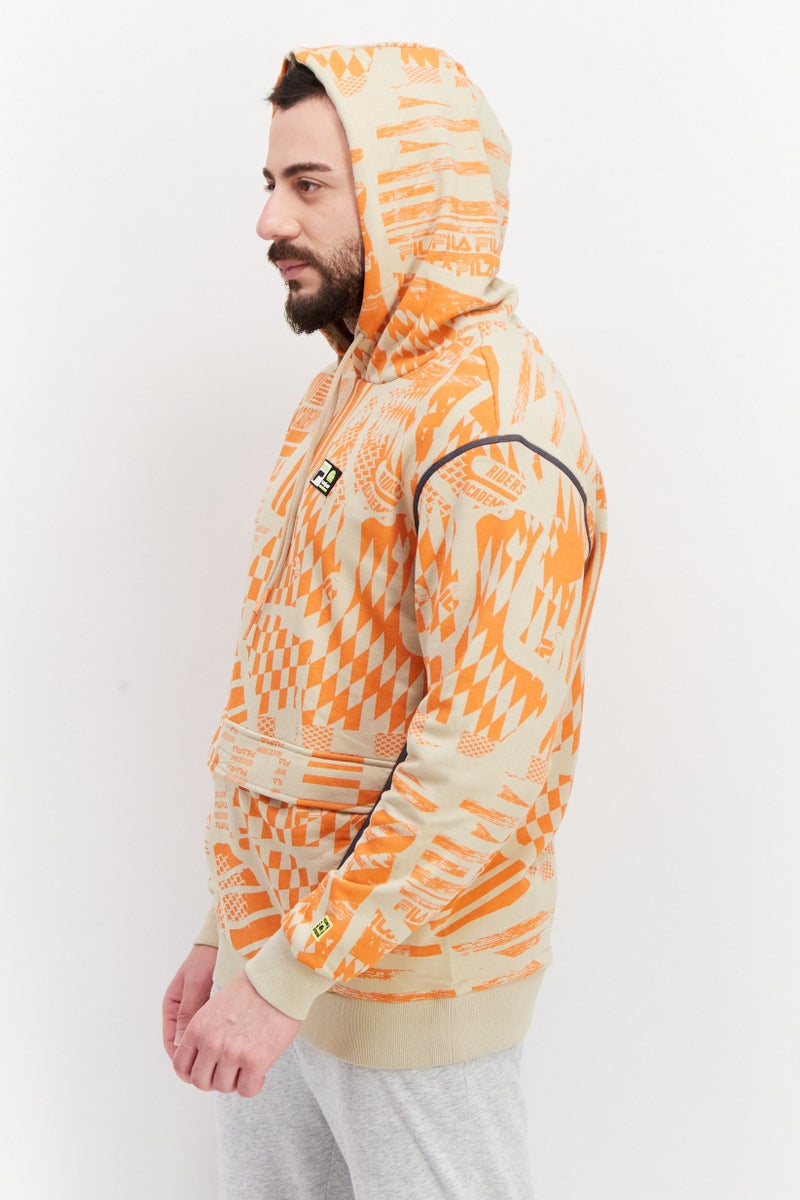 Men Sportswear Fit Training Hoodie, Khaki