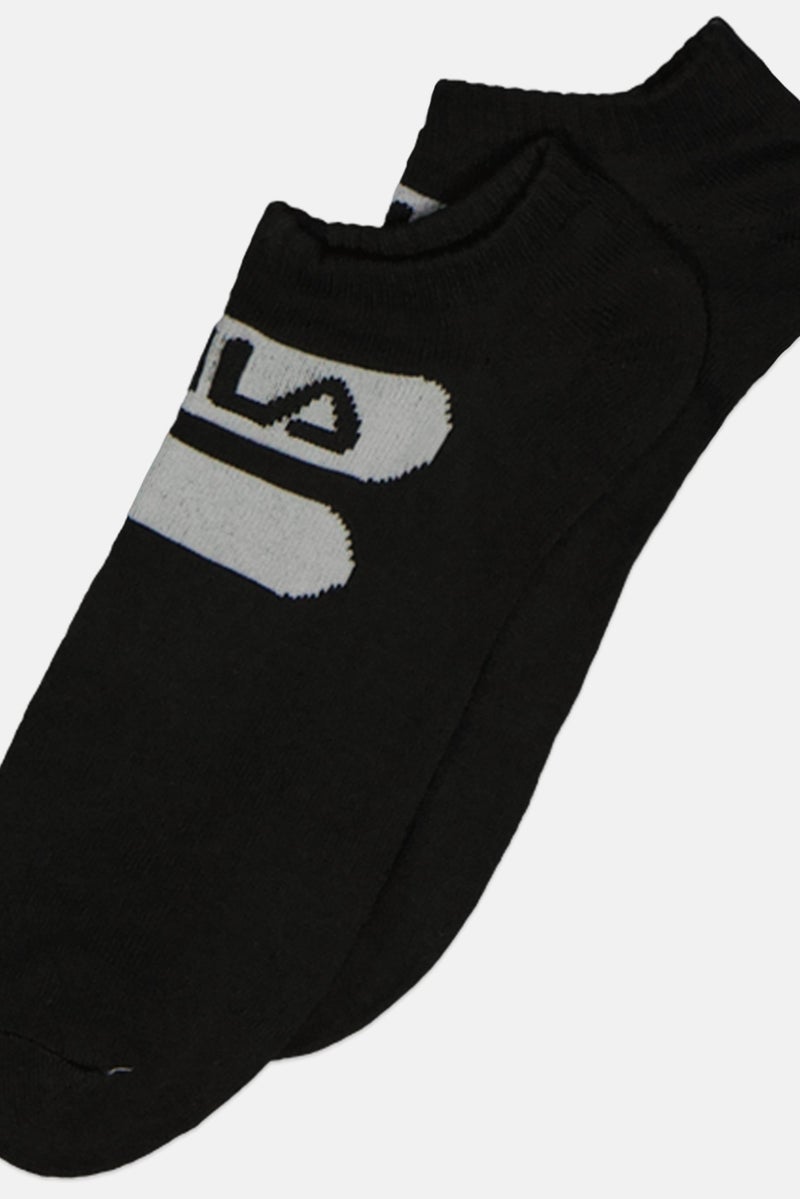 Men 12 pairs Brand Logo Crew Socks, Black