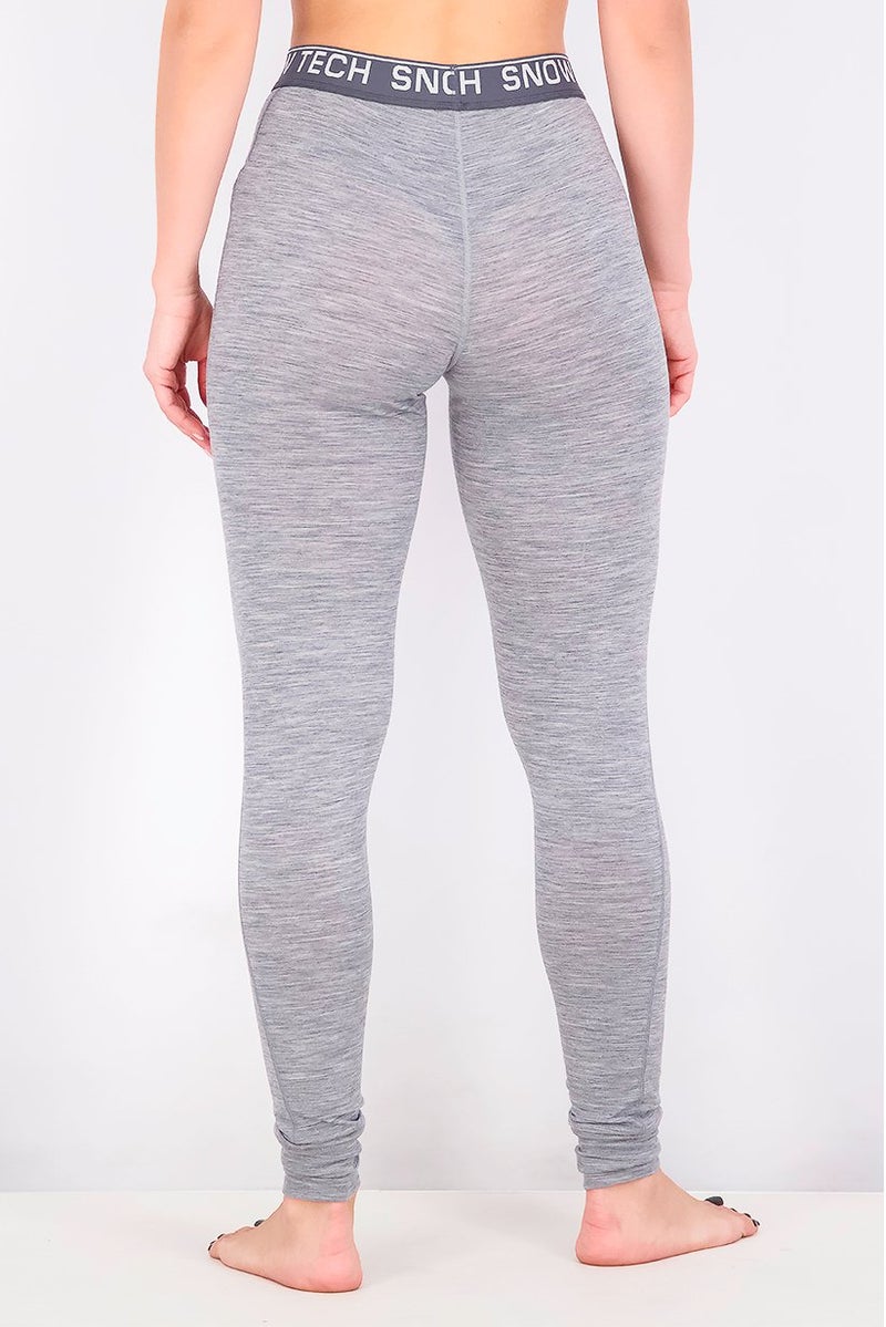 Women Pull On Solid Leggings, Grey