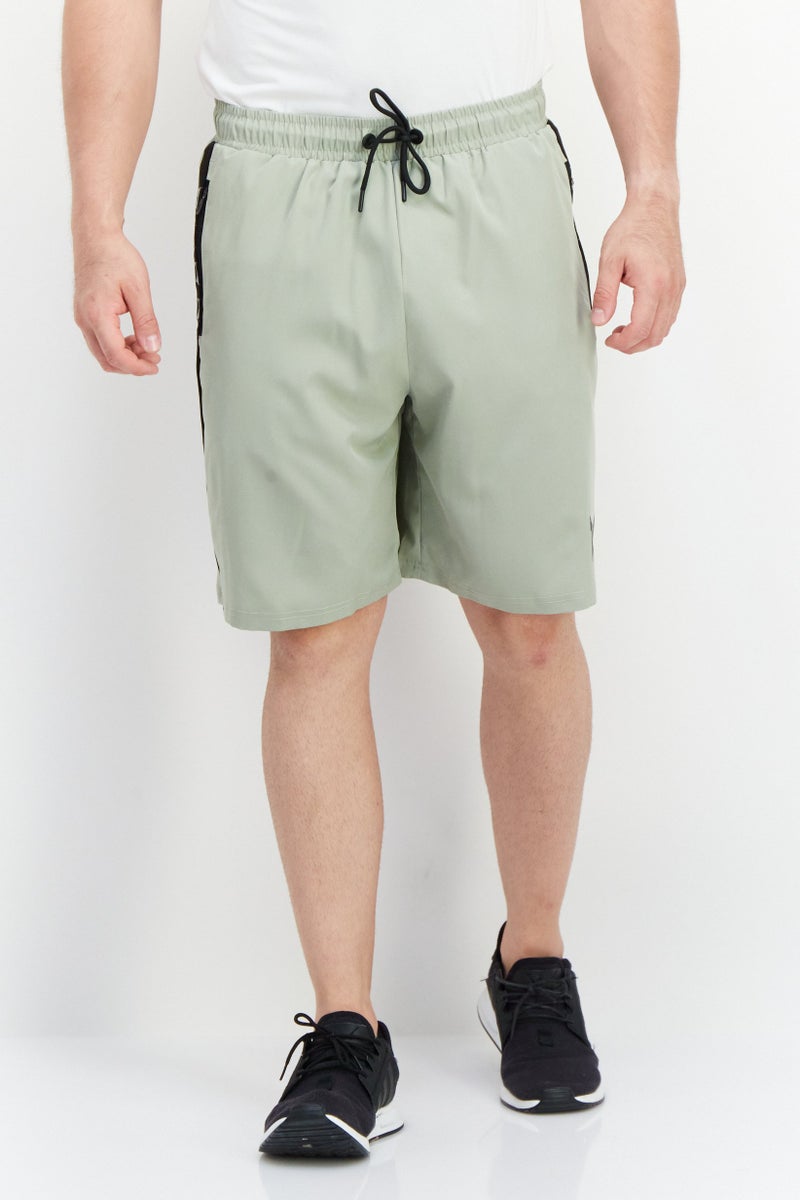 Men Sportswear Fit Training Shorts, Olive