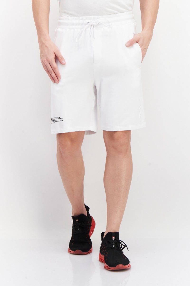Men Sportswear Fit Football Short, White