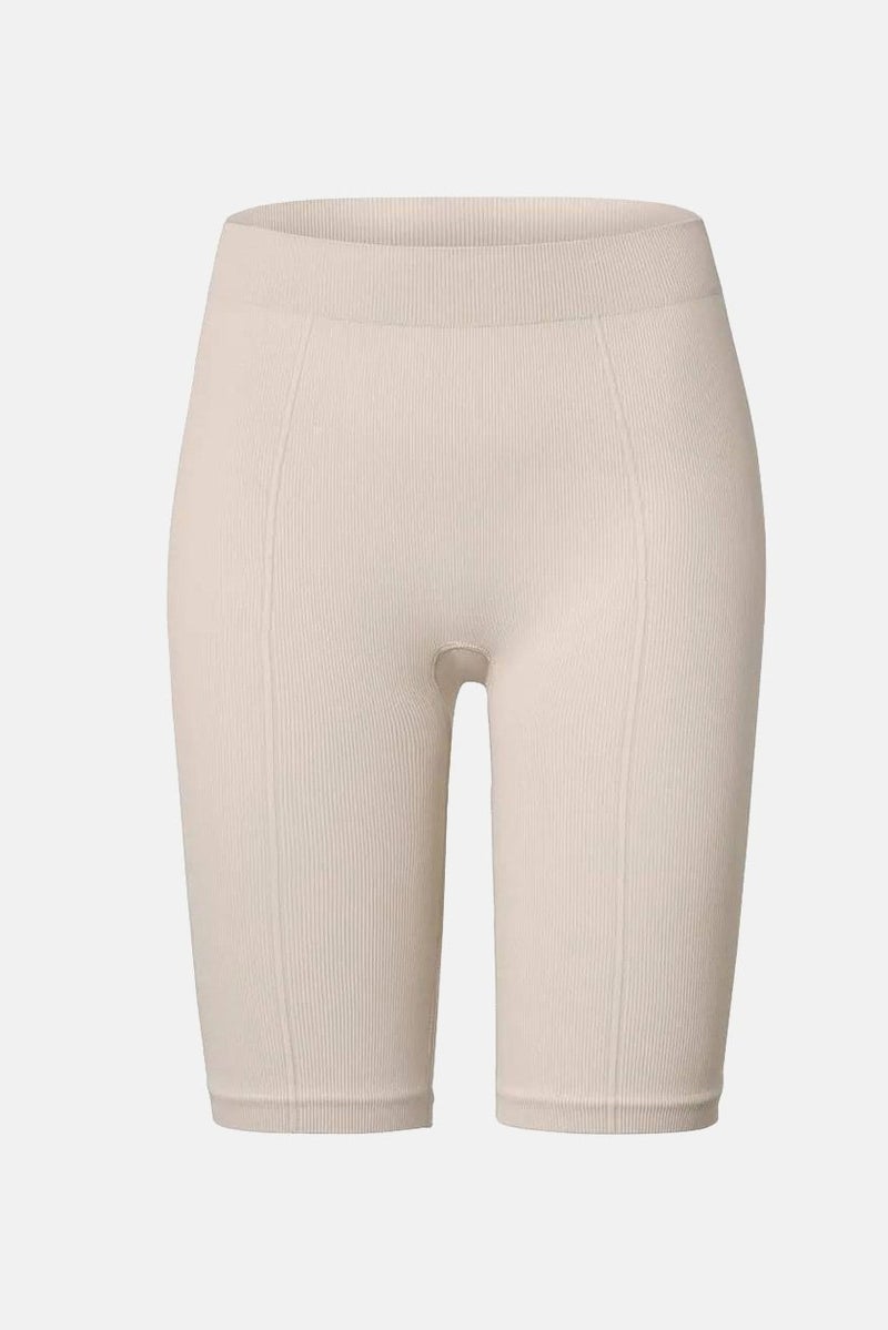 Women Pull On Seamless Shorts, Off White