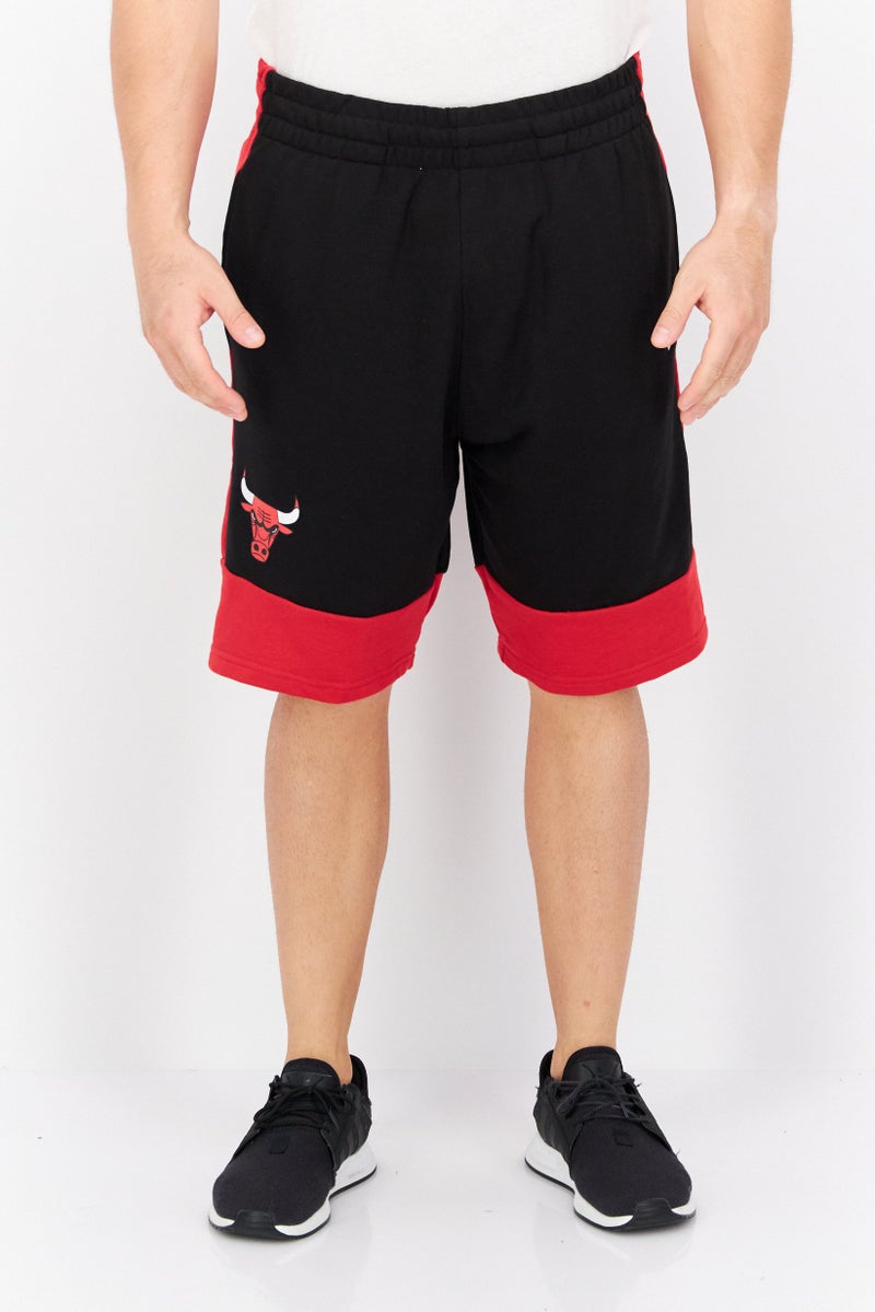 Men Sportswear Fit Chicago Bulls Basketball Shorts, Black Combo