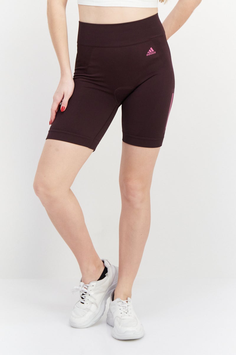 Women Sportswear Fit Cycling Short, Dark Purple