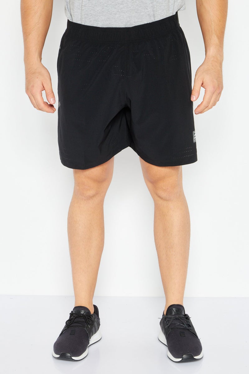 Men Sportswear Fit Training Shorts, Black