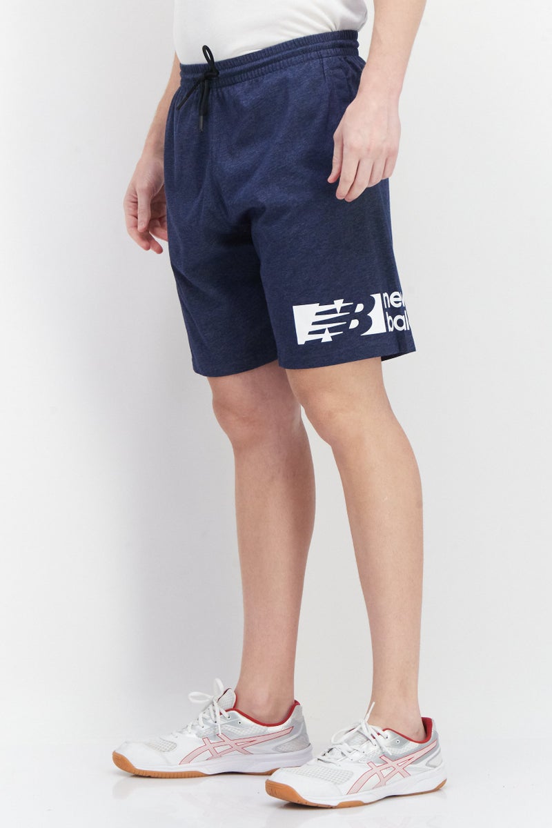 Men Sportswear Fit Training Shorts, Navy Blue