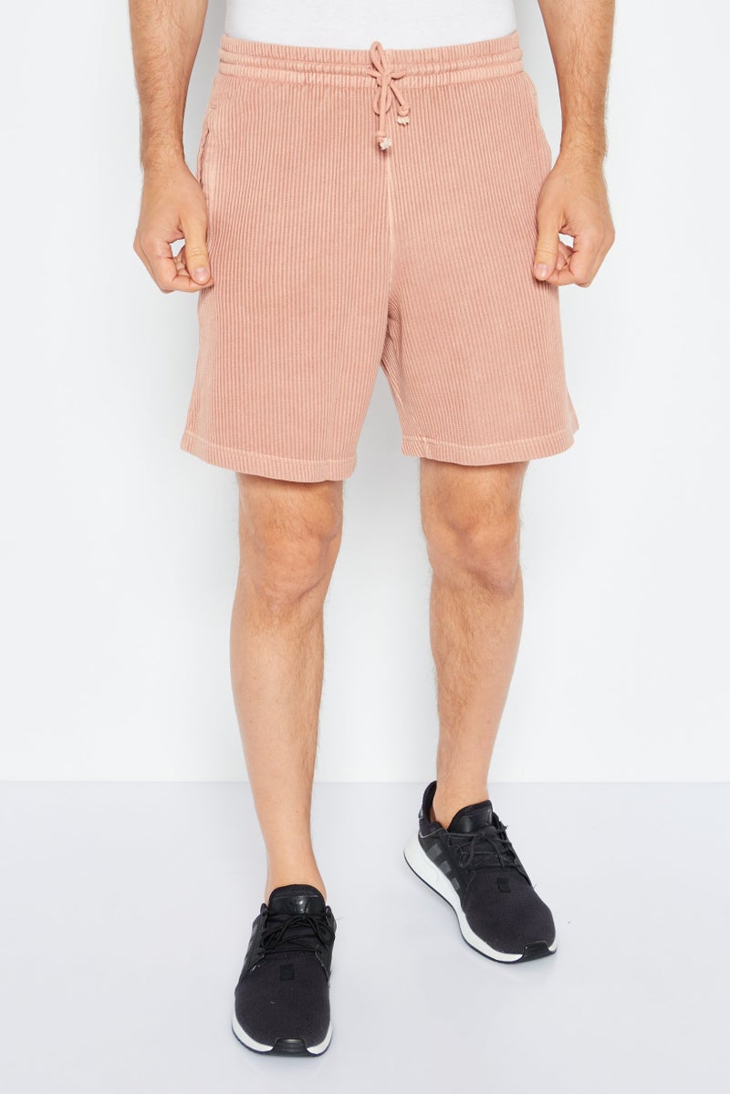 Men Sportswear Fit Outdoor Shorts, Light Mauve