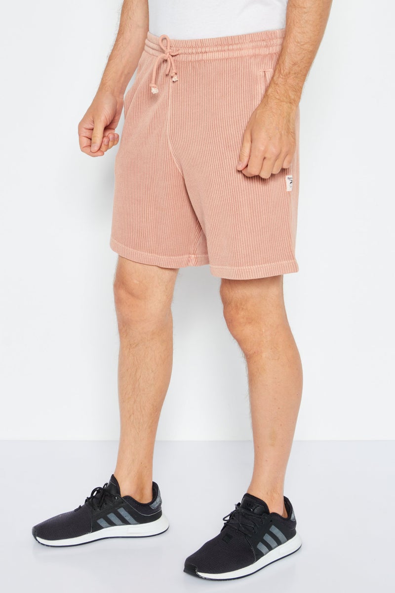 Men Sportswear Fit Outdoor Shorts, Light Mauve