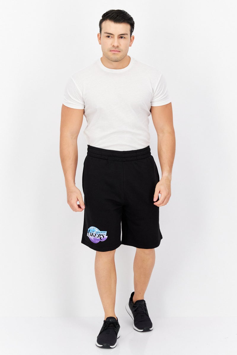 Men Sportswear Fit Training Shorts, Black Combo