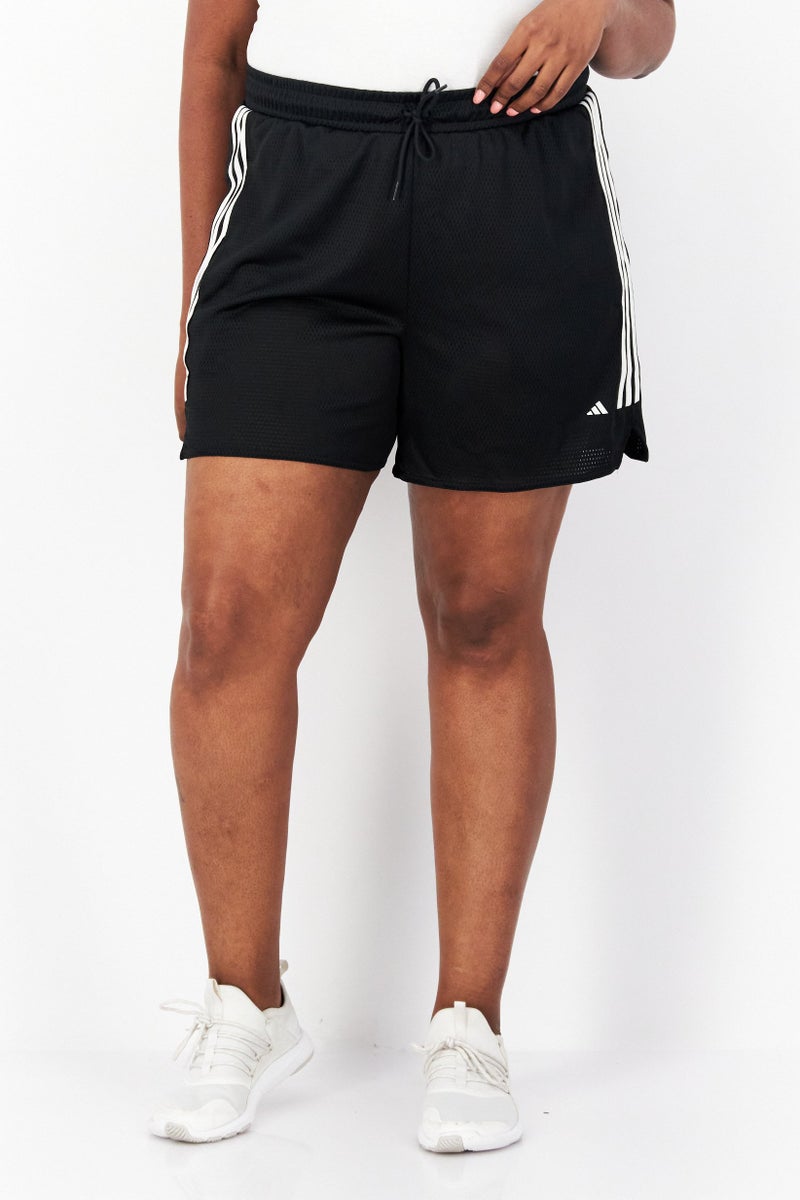 Women Plus Size Training Short, Black