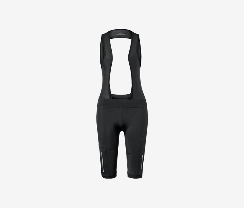 Women Sportswear Fit Bicycle Bib Shorts, Black