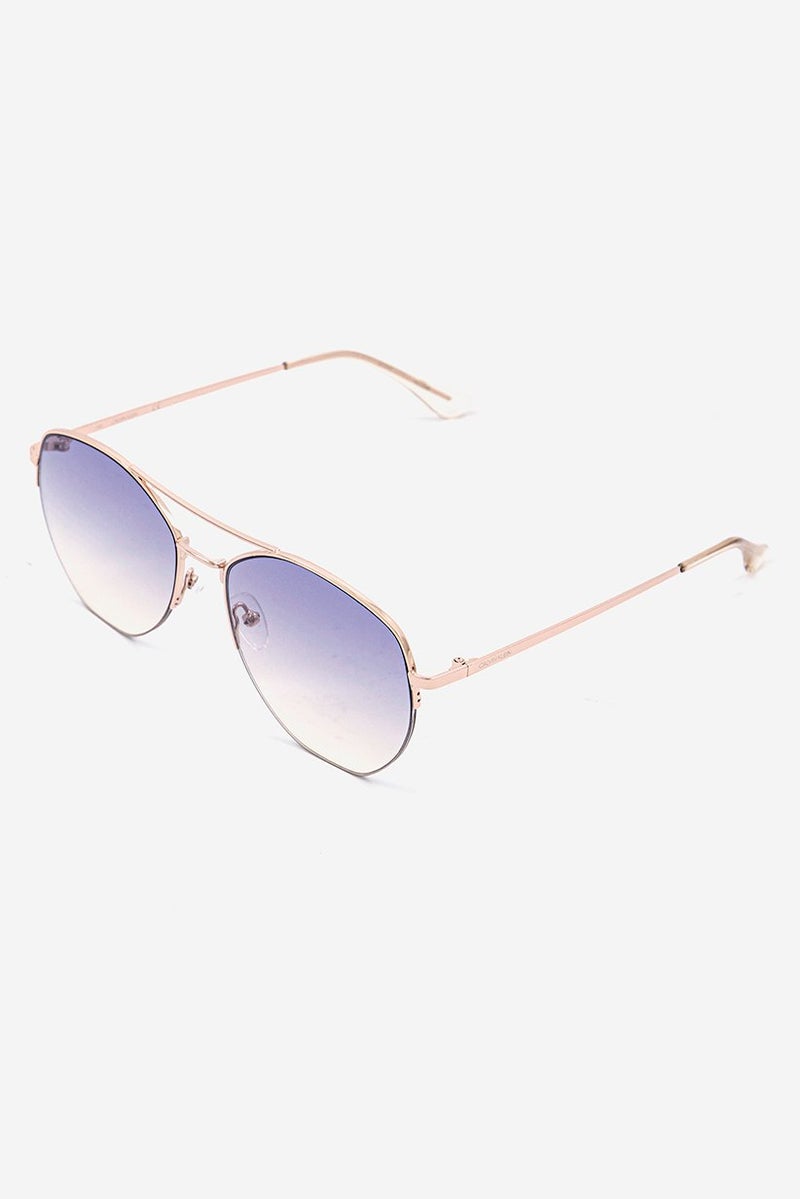 Women CK20121S Aviator Fashion Sunglasses, Sky Blue