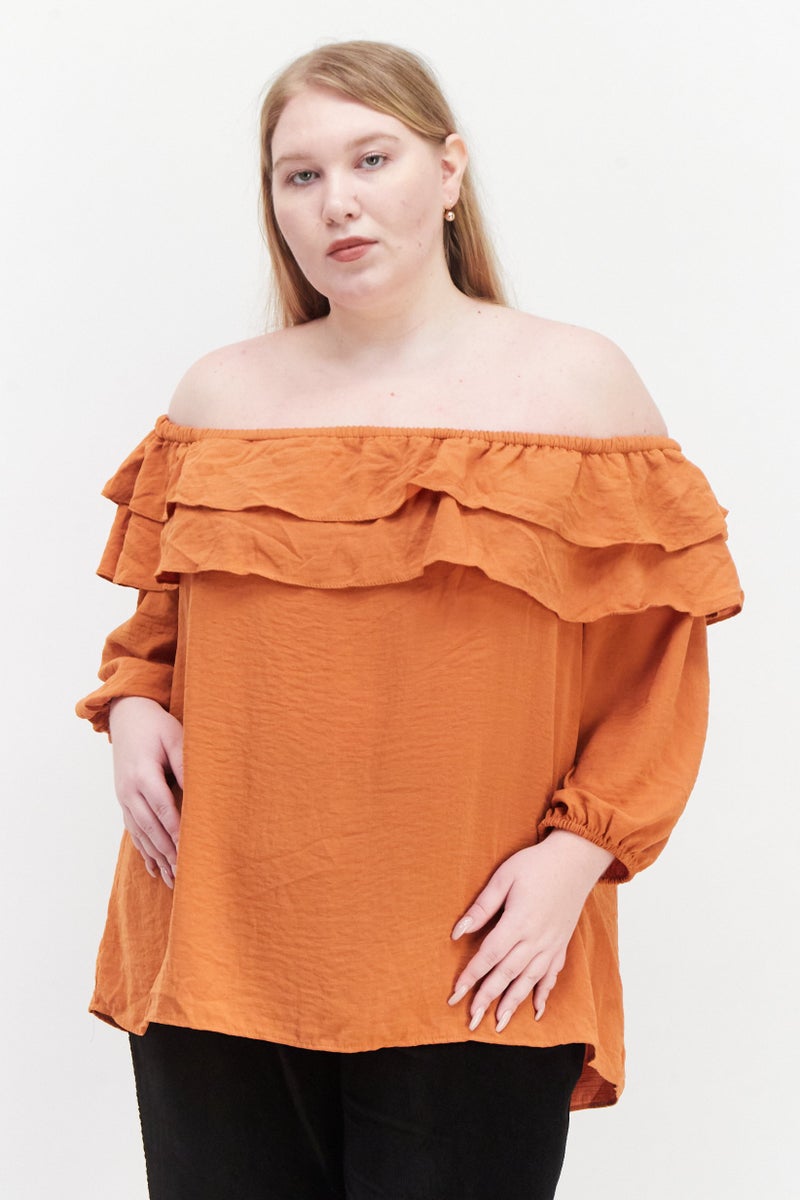 Women Plus Size Off Shoulder 3