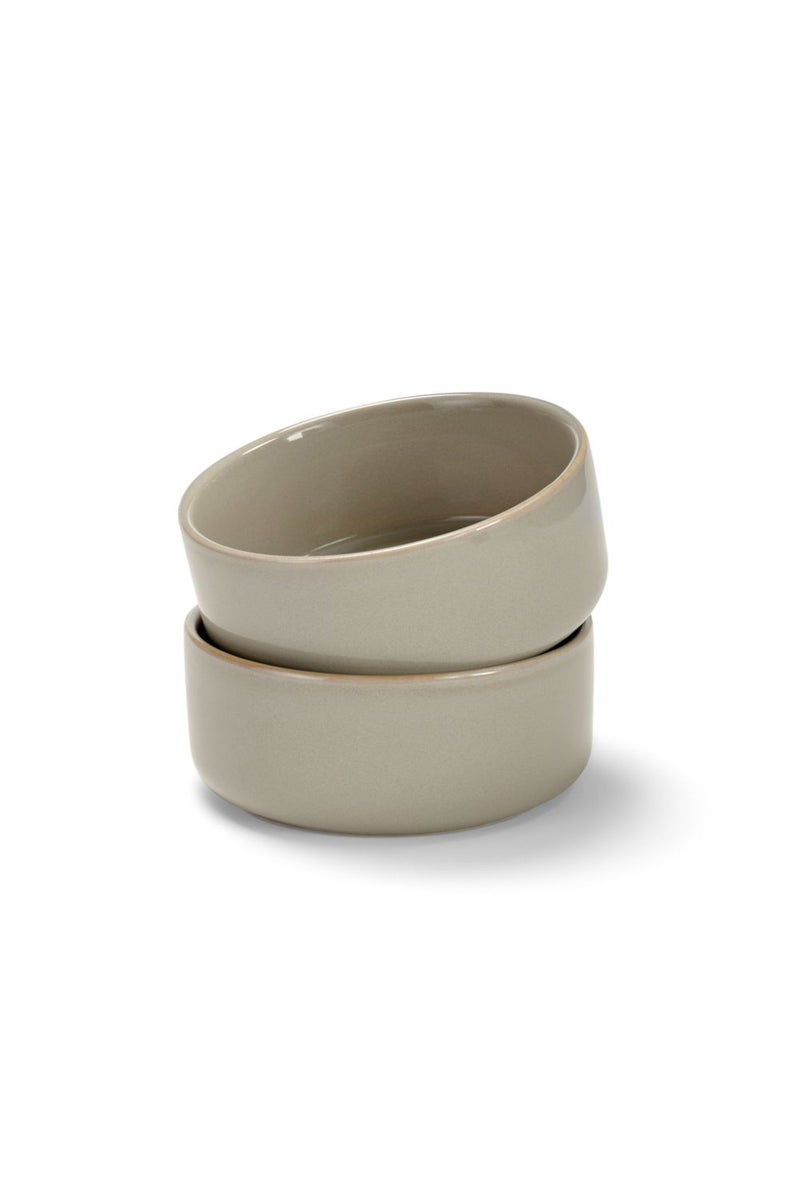 2 Piece Schalen Bowls, Beige