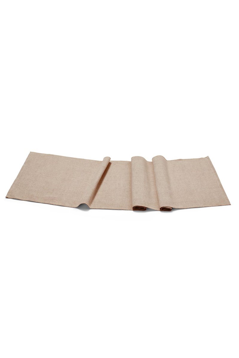 Plain Table Runner 40 x 180 cm, Beige