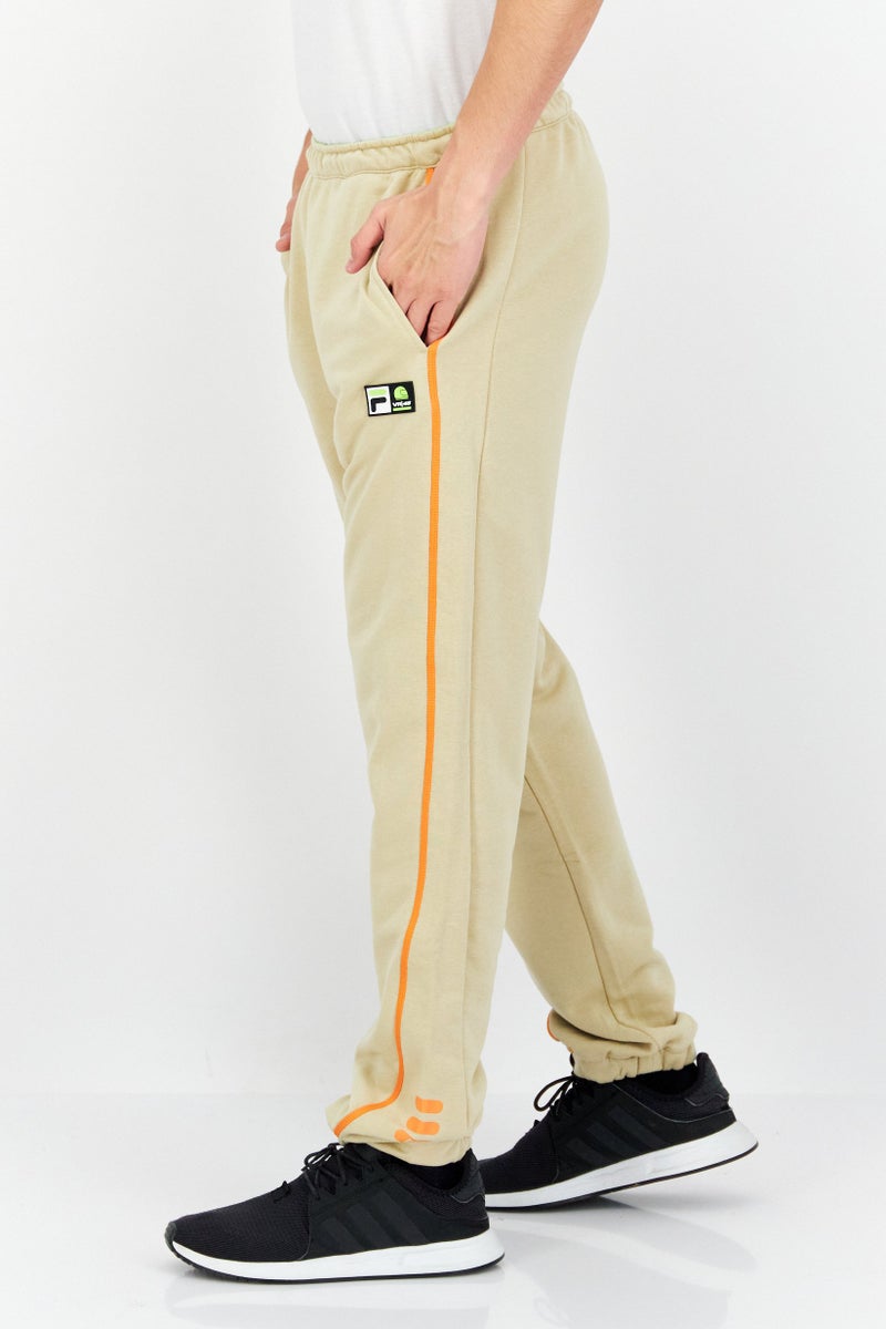 Men Sportswear Fit Brad Logo Training Sweatpants, Beige