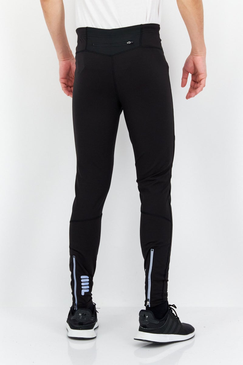 Men Sportswear Fit Rishiri Pull-On Running Tights, Black