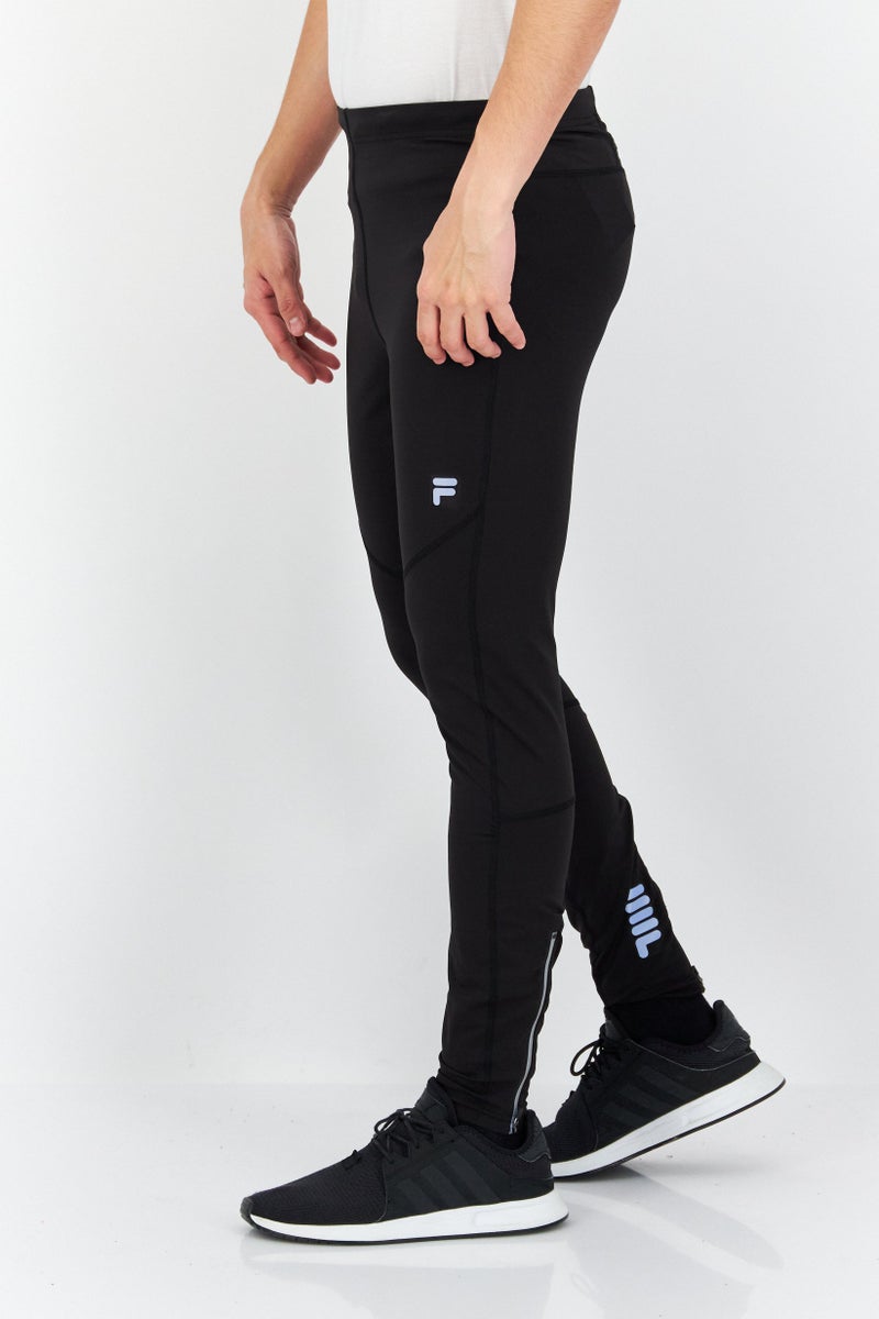 Men Sportswear Fit Rishiri Pull-On Running Tights, Black