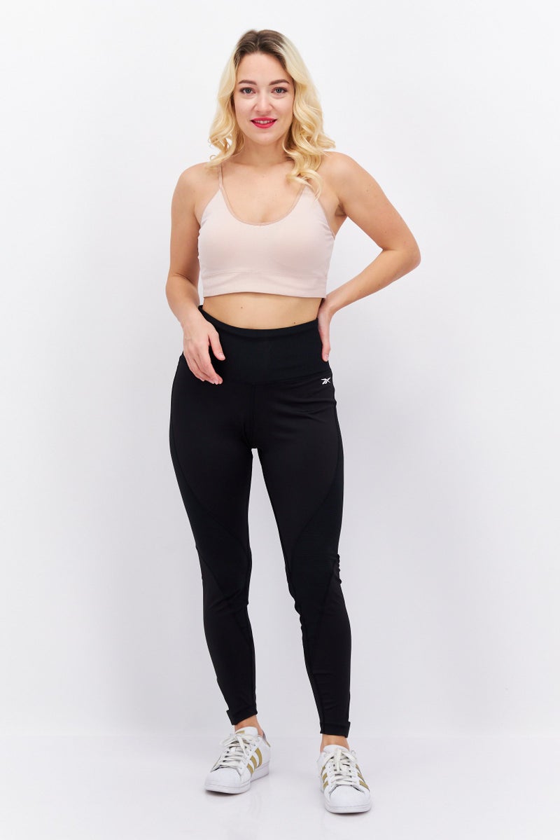 Women Tight Fit Training Leggings, Black