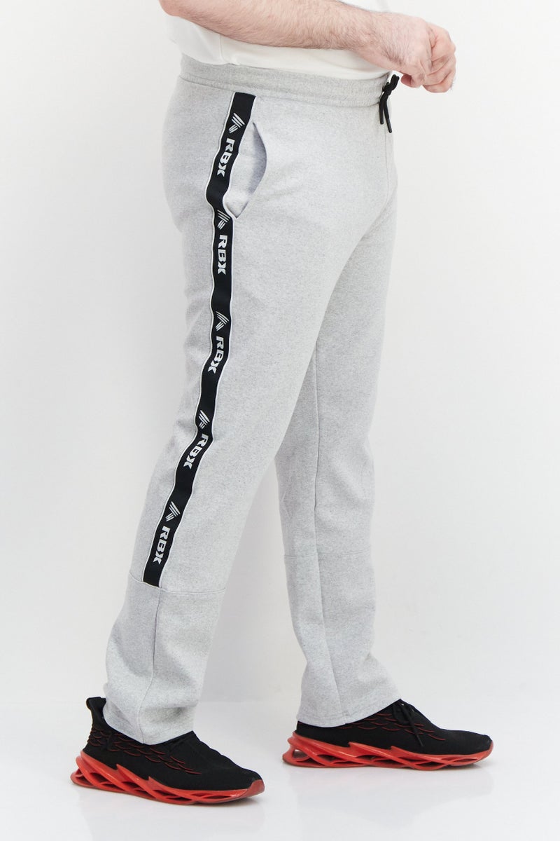 Men Sportswear Fit Brand Logo Training Sweatpants, Grey
