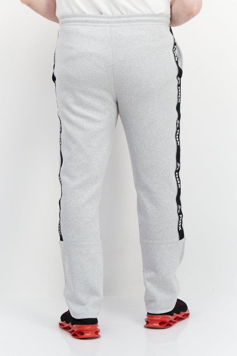 Men Sportswear Fit Brand Logo Training Sweatpants, Grey