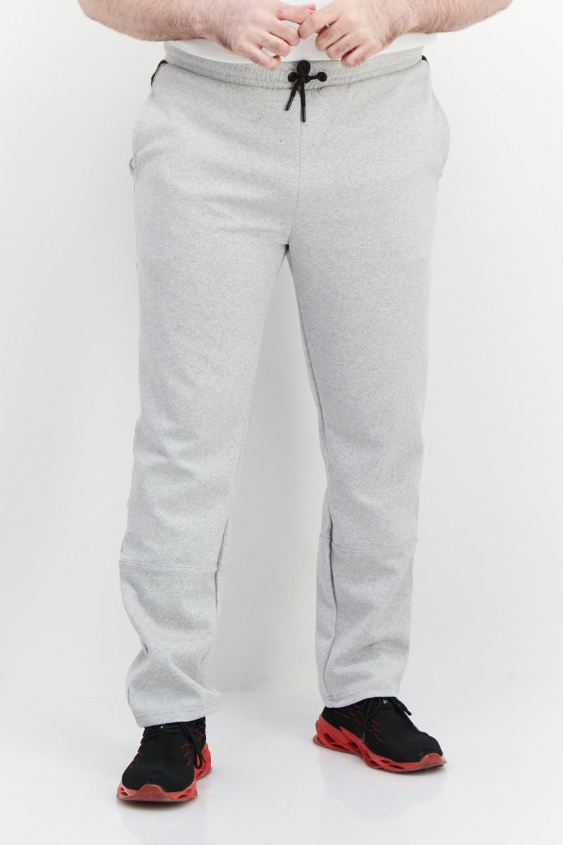 Men Sportswear Fit Brand Logo Training Sweatpants, Grey