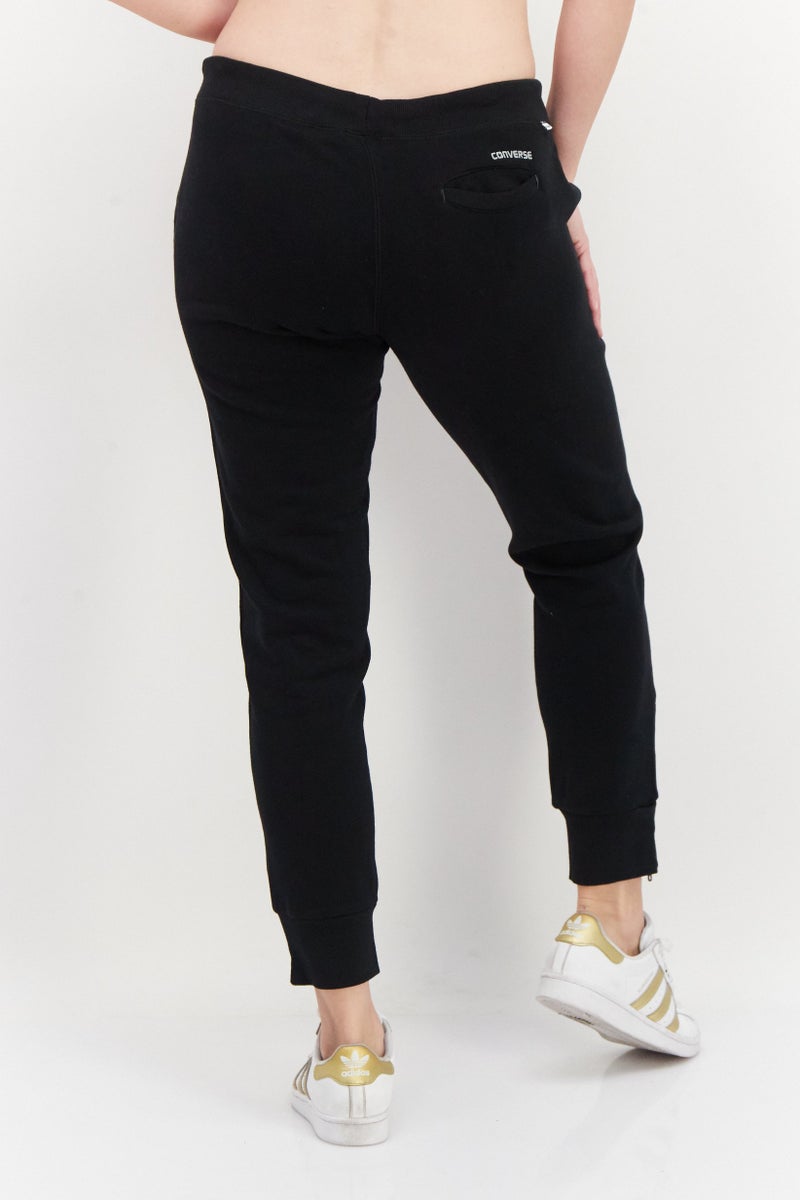 Women Sportswear Fit Running Sweatpants, Black