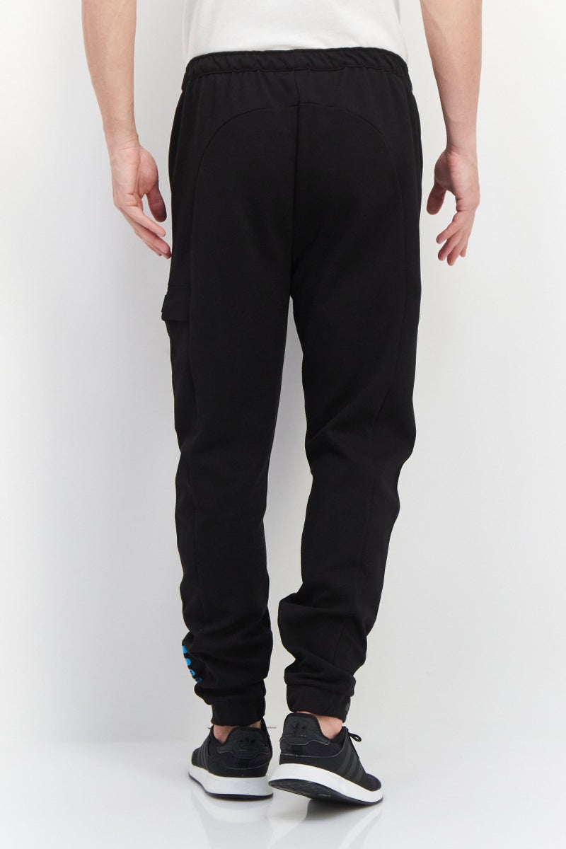 Men Sportswear Fit Brand Logo Training Sweatpant, Black