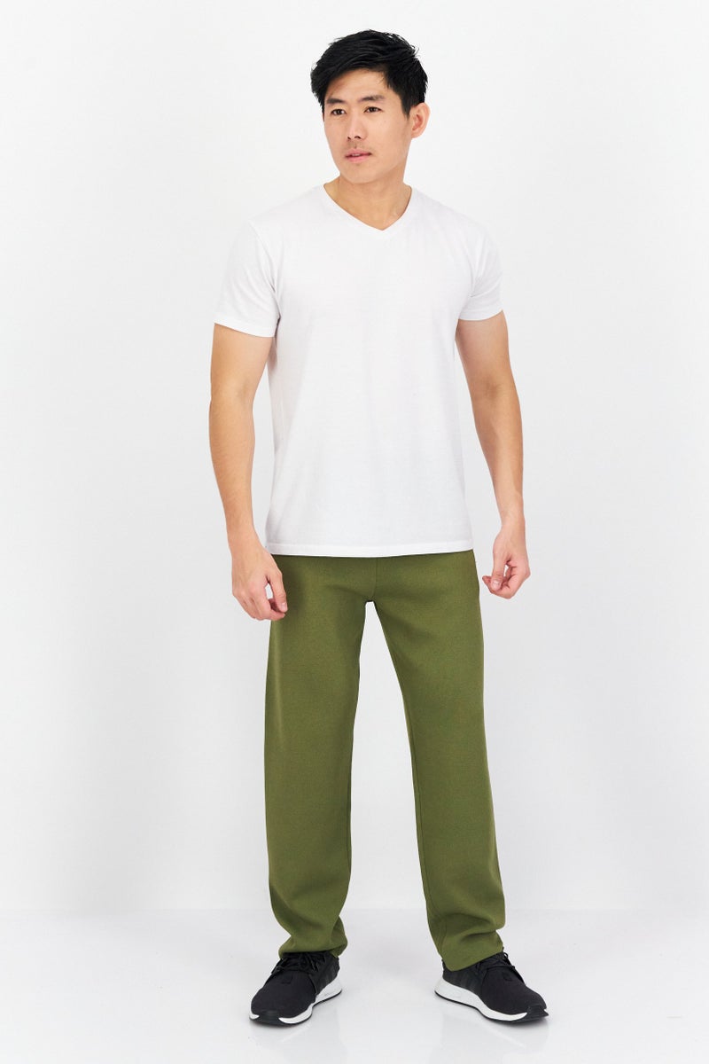 Men Sportswear Fit Teramo Knitted Sweatpants, Olive