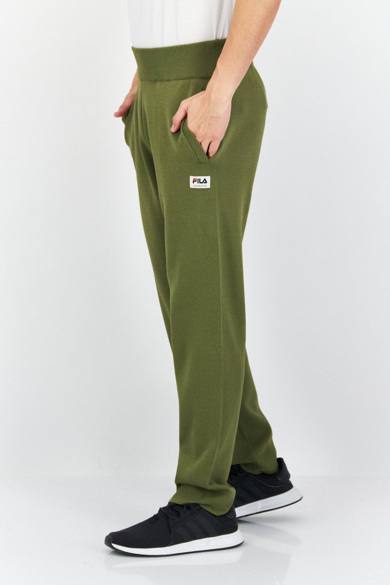 Men Sportswear Fit Teramo Knitted Sweatpants, Olive