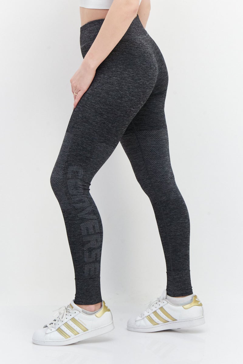 Women Sportswear Fit Training Leggings, Grey Combo