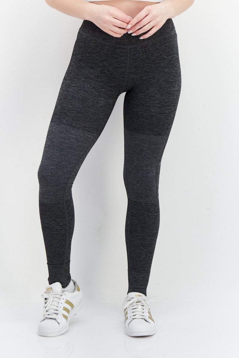 Women Sportswear Fit Training Leggings, Grey Combo