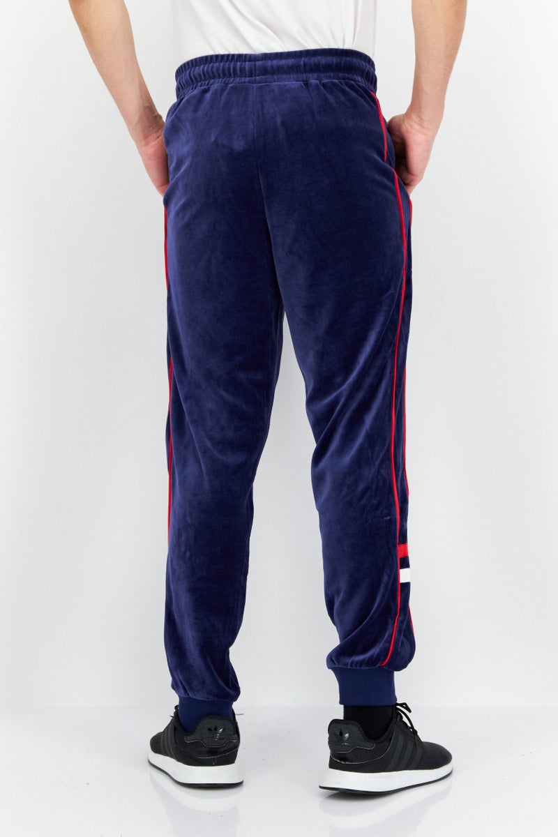 Men Sportswear Fit Training Jogger Pant, Dark Blue/Red