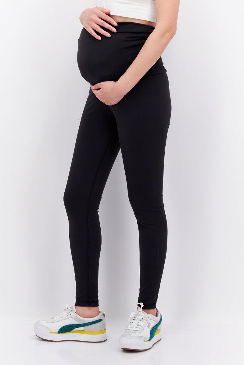 Maternity Sportswear Fit Outdoor Leggings, Black