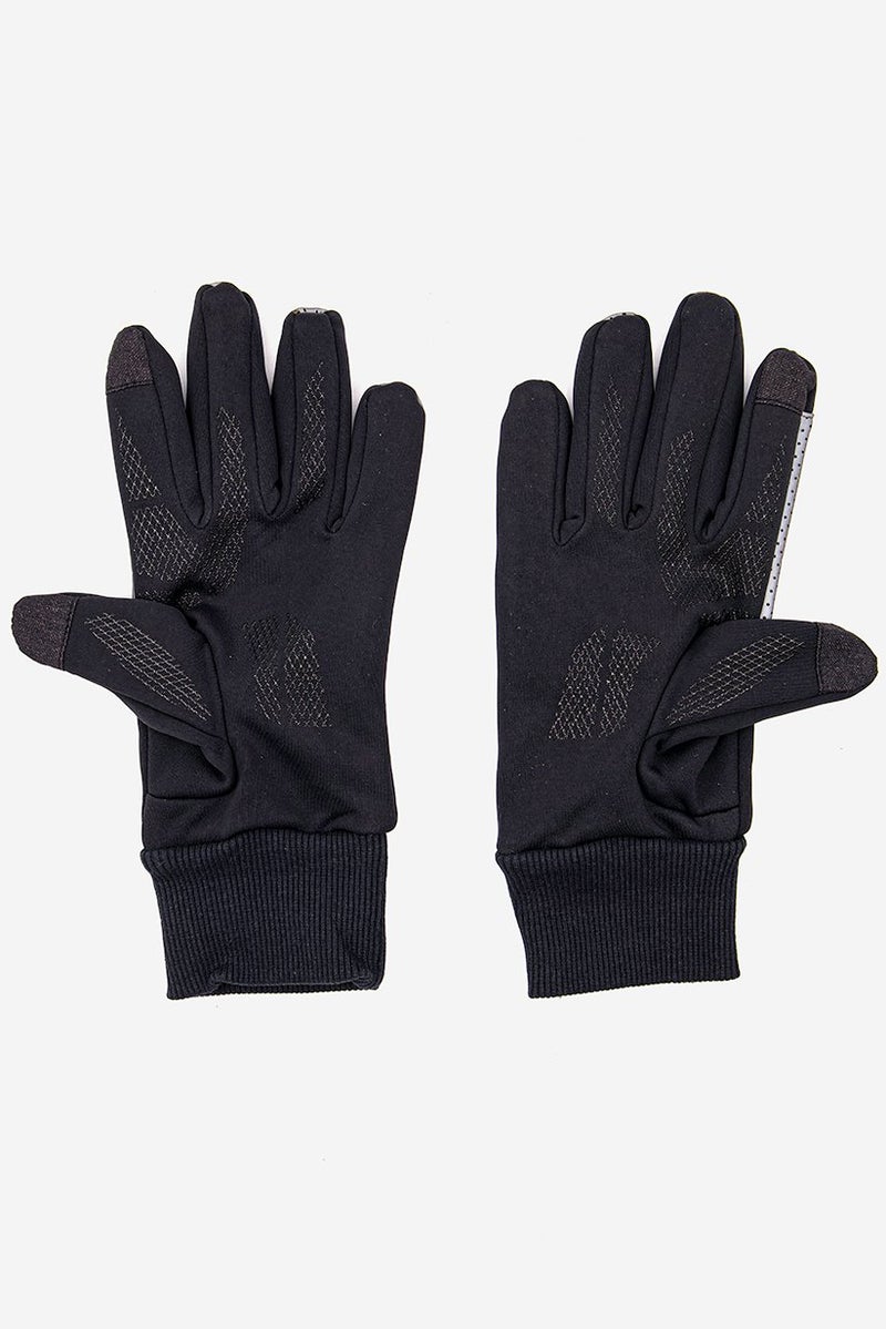 Reflective Wind Protection Gloves, Black