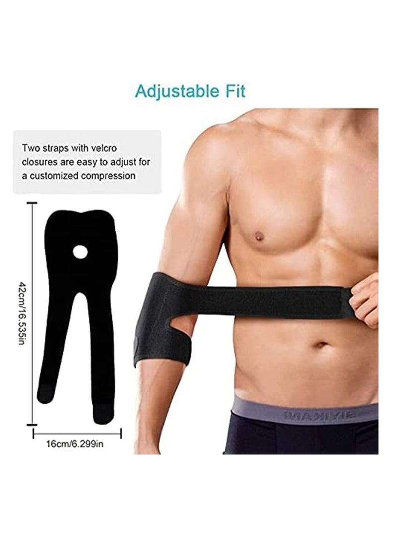 Adjustable Elbow Brace Support Neoprene Elbow Bandage Breathable Elbow Strap Fitness Elbow Splint for Golfers Elbow Tennis Elbow Arthritis Sports Injury and Provides Support