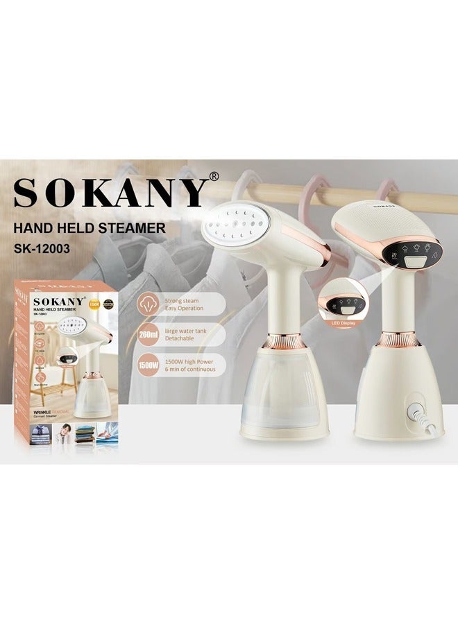 sokany 12003 High Quality Seller Hand Held Electric Steam Irons Garment Steamer Handheld Steam Iron