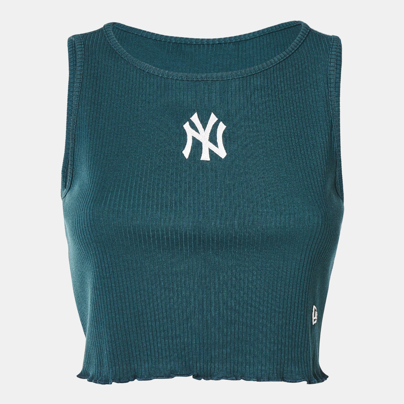 Women's MLB New York Yankees Ribbed Crop Top