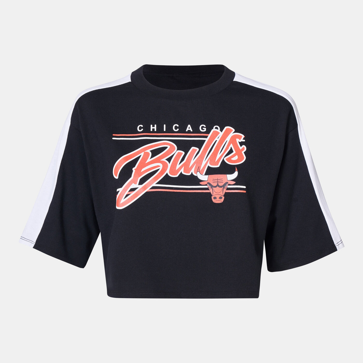 Women's NBA Chicago Bulls Colourblock Crop Top