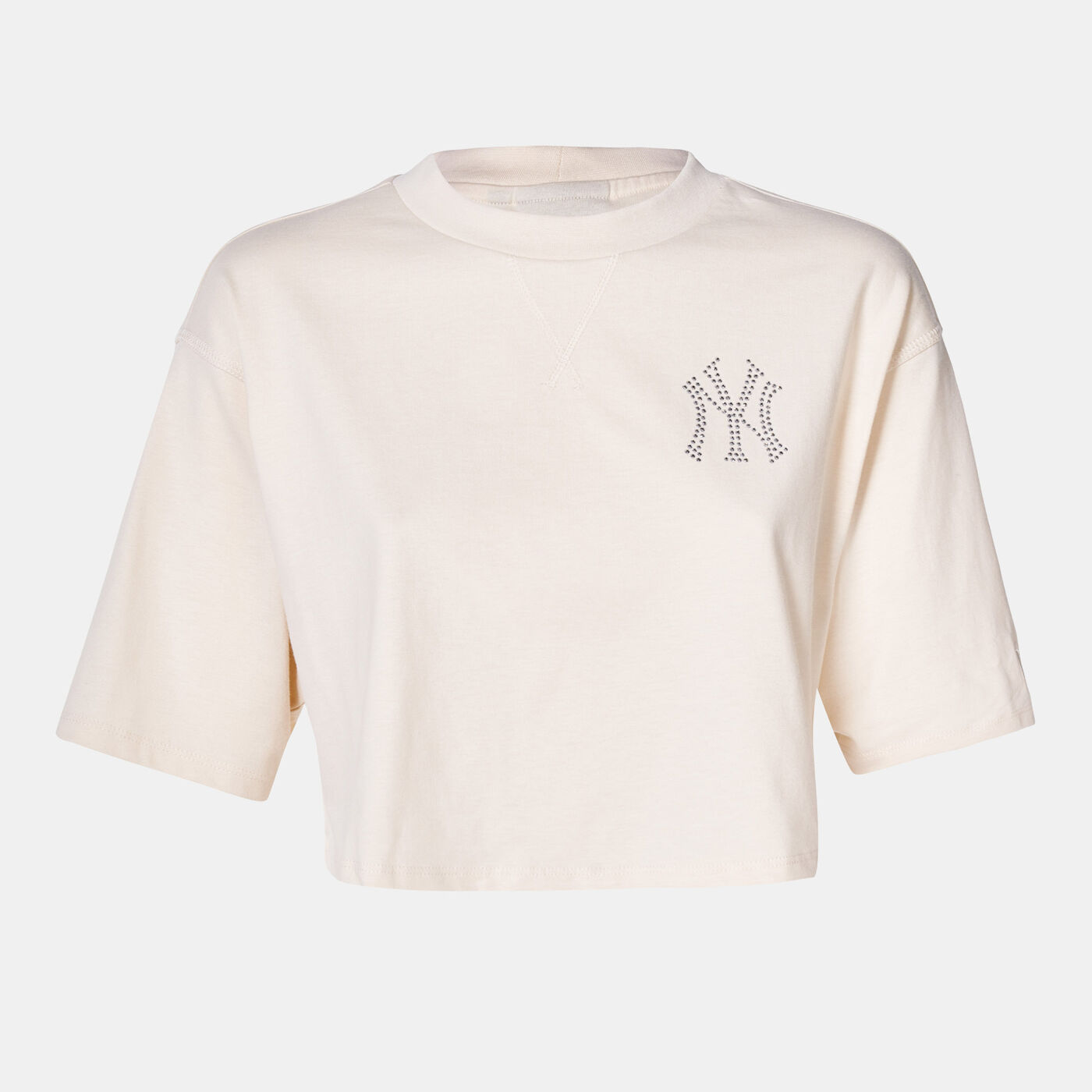 Women's MLB New York Yankees Diamante Crop Top